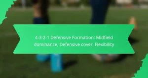 4-3-2-1 Defensive Formation: Midfield dominance, Defensive cover, Flexibility